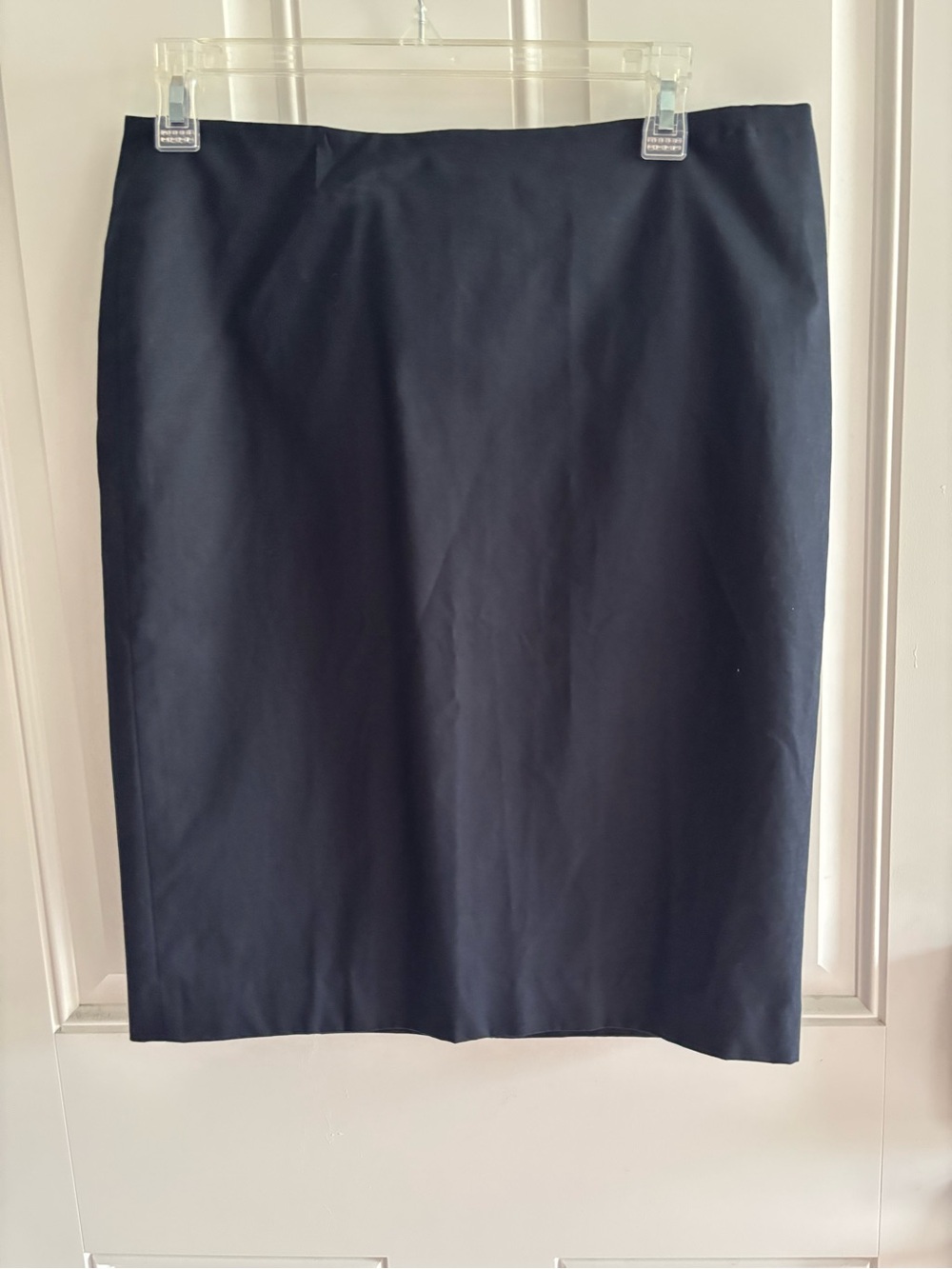 Talbots Classic Navy Pencil Skirt —